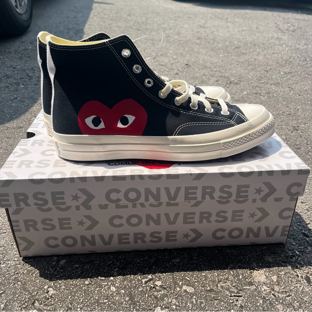 Converse Black CDG Sneakers